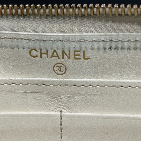 Chanel Goatskin Quilted 19 Long Zip Around Wallet (JB1241) - Picture 10 of 12